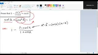 Trigonometric identities 10th ICSE CBSE Maths [upl. by Manvel455]