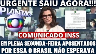 A BOMBA ESTOUROU SAIU AGORA MAIS UMA MEDIDA URGENTE DO INSS VÁLIDA EM TODO BRASIL [upl. by Eerhs]