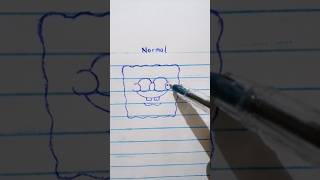 How to draw SpongeBob the right way 👍 short drawing [upl. by Raven984]