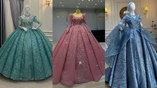 Latest Ball Gown Designs ideas  ball Gown Wedding DressesBall Gown Frock 2024 [upl. by Birdie]