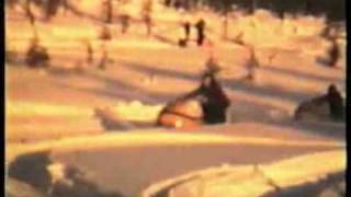 Vintage snowmobile racing 1968 in Arvidsjaur north Sweden [upl. by Goodyear]