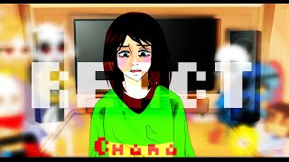 Undertale react to Chara Gacha Club AU [upl. by Shep60]