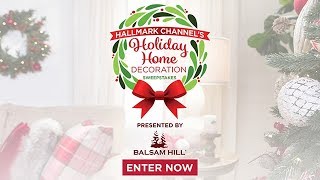 Hallmark Channels Holiday Home Decoration Sweepstakes [upl. by Medeah]