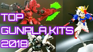 TOP 5 GUNPLA KITS OF 2018 [upl. by Noivad423]