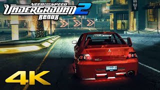 NFS Underground 2 REDUX  The Ultimate Graphics Mod in 4K Ultrawide [upl. by Atteloj]