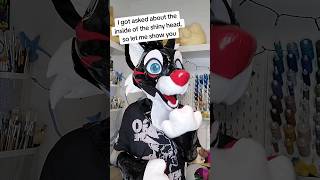 The inside of the shiny fursuit fursuitmaker furry [upl. by Rheba671]