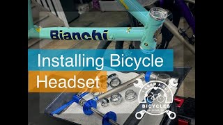 How To Service a Bicycle Headset  Installing an FSA Bicycle Headset [upl. by Immanuel]