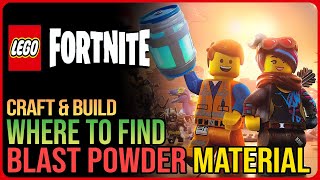 Blast Powder Location LEGO Fortnite [upl. by Anayhd685]