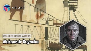 381 Drawings and Paintings by Aleksandr Deyneka A Stunning Collection HDPart 21 [upl. by Tara]