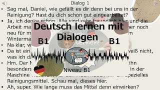 Dialoge B1  Deutsch lernen durch Hören  8 [upl. by Ahseinad]