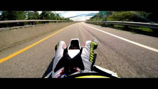 GOPRO ROGER HICKEY 100 MPH STREET LUGE 2016 [upl. by Tye]