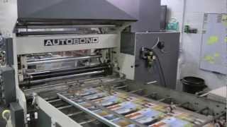 Autobond Dixon 1070  inline waterbased lamination  30 mmin 100 ftmin [upl. by Judus]