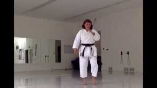 Shotokan Karate Basics  Gedan Barai  Canada  IKD  Black belt women 2013 [upl. by Coppock]