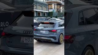 Donze093 with his RS3 rs3 rs audi carlover monaco carlifestyle [upl. by Dnalevets]