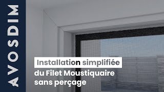 Filet Moustiquaire pour fenêtre sans perçage [upl. by Aniale541]