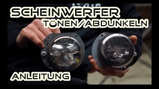 SCHEINWERFER  RÜCKLEUCHTEN TÖNEN FOLIEREN  Tutorial Anleitung by TurboTsallo [upl. by Naggem257]