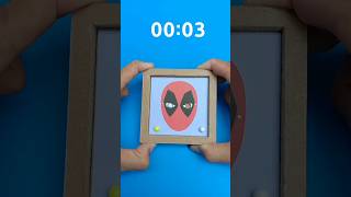 Amazing DEADPOOL Cardboard Pinball Puzzle Gameplay deadpool [upl. by Letnuahc]