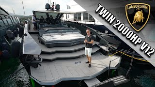 Conor McGregor Lamborghini Yacht monaco boat boatlife luxury yacht conormcgregor [upl. by Tuddor]