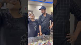 Bechare patidev ke saath to popat ho gaya🤣shorts funnyshorts funnyprank husbandwifecomedy [upl. by Lucey]