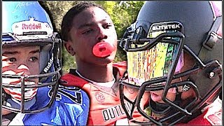 🔥🔥 13U  Myzel Miller puts in work  San Antonio Outlaws v Yoakum Outlawz  TX Youth Football 2017 [upl. by Sanyu879]