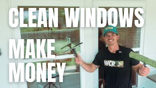 How to Clean Windows  Huge ROI Side Hustle [upl. by Nipsirc]