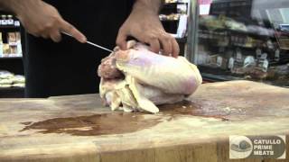 Butcher tip of the day Stuffed rolled turkey breast [upl. by Ahsiliw956]