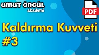 Kaldırma Kuvveti 3  Temel Kavramlar  PDF [upl. by Ahmar]