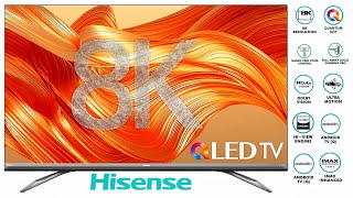 Hisense U80G Series 75 inch QLED Ultra HD 8K Smart Android TV 75U80G Hisense U80G Android Tv [upl. by Oona863]