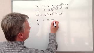 How to work out LCM  Lowest Common Multiple  the easy way [upl. by Etteroma]