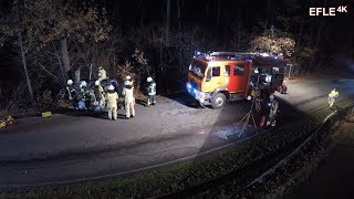 FF Bennewitz und Altenbach üben Verkehrsunfall im Wald [upl. by Adien645]