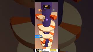 Helix jump gameplay helixjumpandroid helixjumpgame helixjumpios helix helixjump helixstackjump [upl. by Bernardine]