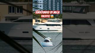 Whose yachts are these in Sunny Isles Beach Florida yacht megayacht boat bezos miami [upl. by Sugirdor]