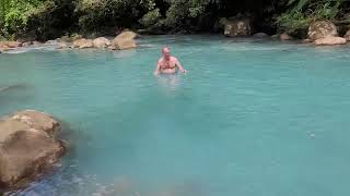 waterfall swimming  it is very cold water travel adventure swimming [upl. by Ettevy]