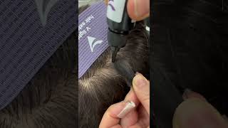 How to apply a Hair Extension using V Light😲😮‍💨 [upl. by Aikkan]