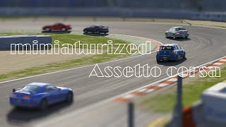 Tiltshiftkinda  Assetto corsa miniaturied Effect [upl. by Durrett]