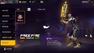 How To Get Thala Character In FREE FIRE INDIA 🇮🇳 [upl. by Crabb209]