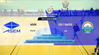 57 National Division 202425 ASEM  SSS1 BC BASCO feminin Tur 5 Etapa 1 16112024 [upl. by Akeber]