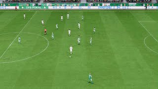 EA SPORTS FC24 Werder Bremen Manager Career Year 3 DFBPokal [upl. by Yeca225]