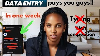 Remote Data Entry Job Changed My Life In ONE Week and It Can Change Yours Too Heres How [upl. by Alikee]