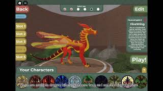 Wings of fire ROBLOX Beginner Tutorial PT1 [upl. by Rehpinej]