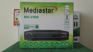 Mediastar MSV400 10BiT Satellite Receiver l LAN l 3G l 20K CH l Unboxing l Urdu [upl. by Oyek880]