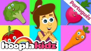 A Música Dos Vegetais  Músicas Infantis 🥕  HooplaKidz Brasil [upl. by Schild658]