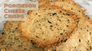 Parmesan Cheese Crisps [upl. by Nenerb]