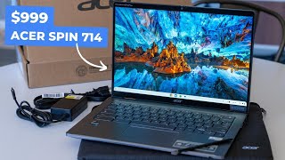 This 999 Acer Chromebook Spin 714 Packs Big Premium Upgrades [upl. by Lisab377]