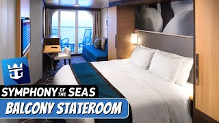 Symphony of the Seas  Ocean View Stateroom with Balcony Tour amp Review 4K  Royal Caribbean Cruise [upl. by Annovoj]