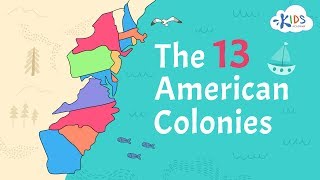 13 American Colonies  US History  Kids Academy [upl. by Eyla]