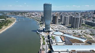 Beograd na vodi  Belgrade Waterfront  dron video [upl. by Kristel]