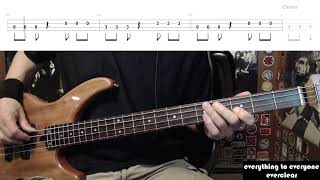 Everything To Everyone by Everclear  Bass Cover with Tabs PlayAlong [upl. by Jere32]