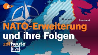 Finnlands NATOBeitritt  wie reagiert Putin  ZDFheute live [upl. by Henrieta626]