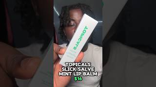 topicals slick salve mint lip balm review  1ST impressions topicals slicksalve skincare beauty [upl. by Devondra]